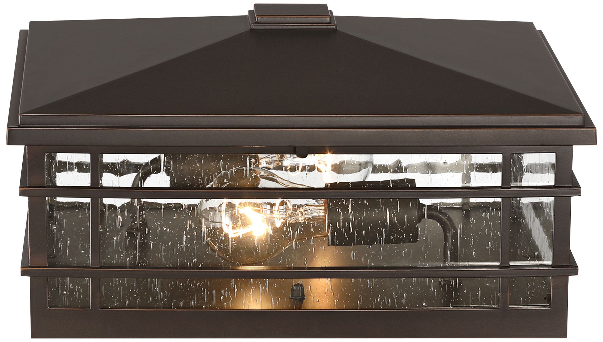 Image 6 Kathy Ireland Sierra Craftsman 6 1/2" High Bronze Pier Mount Light more views