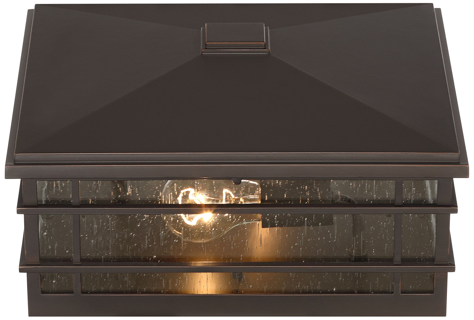 Image 7 Kathy Ireland Sierra Craftsman 6 1/2" High Bronze Pier Mount Light more views