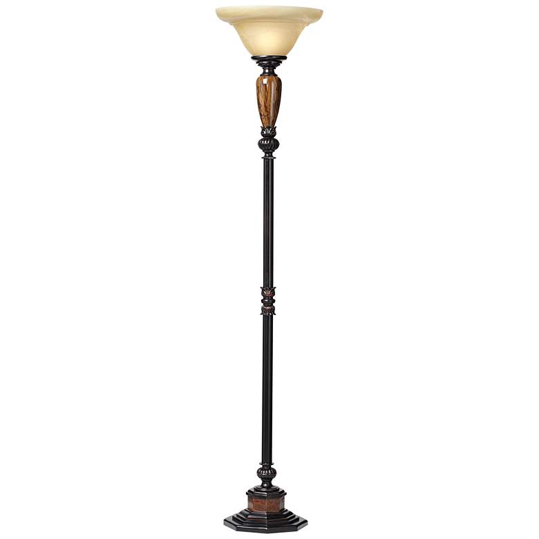 Image 6 Kathy Ireland Sonnett 72" High Torchiere Floor Lamp more views