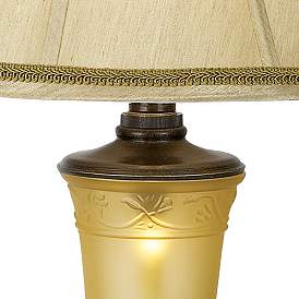 Image4 of Kathy Ireland Sorrento 30" High Glass Vase Night Light Table Lamp more views