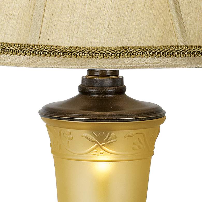 Image 4 Kathy Ireland Sorrento 30 inch High Glass Vase Night Light Table Lamp more views