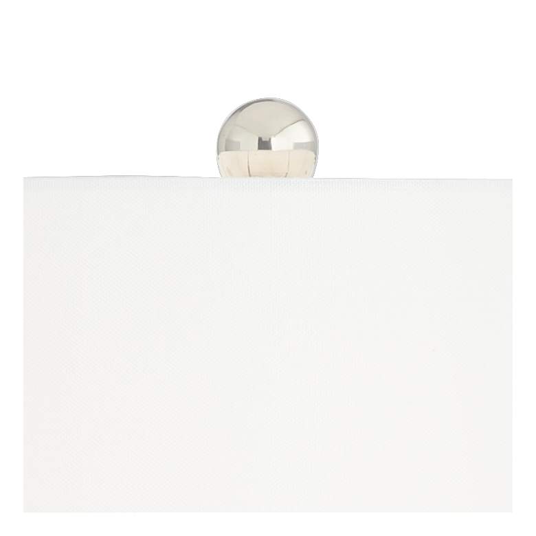 Image 3 Kathy Ireland Southern Heritage 27" Black and White Ceramic Table Lamp more views