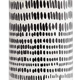 Image5 of Kathy Ireland Southern Heritage 27" Black and White Ceramic Table Lamp more views
