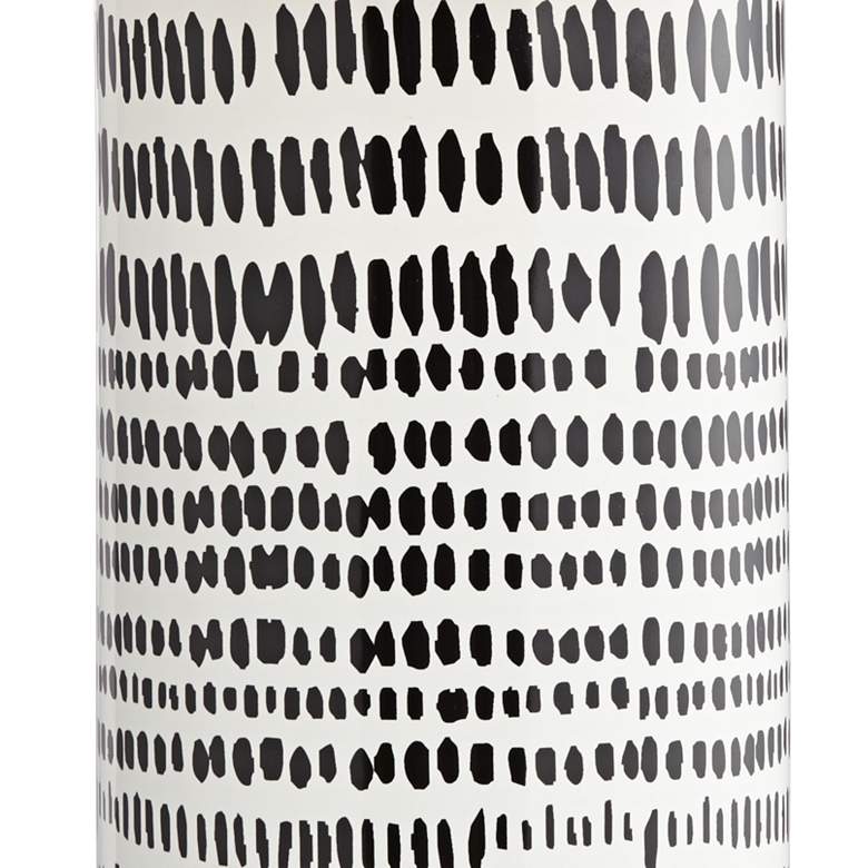 Image 5 Kathy Ireland Southern Heritage 27" Black and White Ceramic Table Lamp more views
