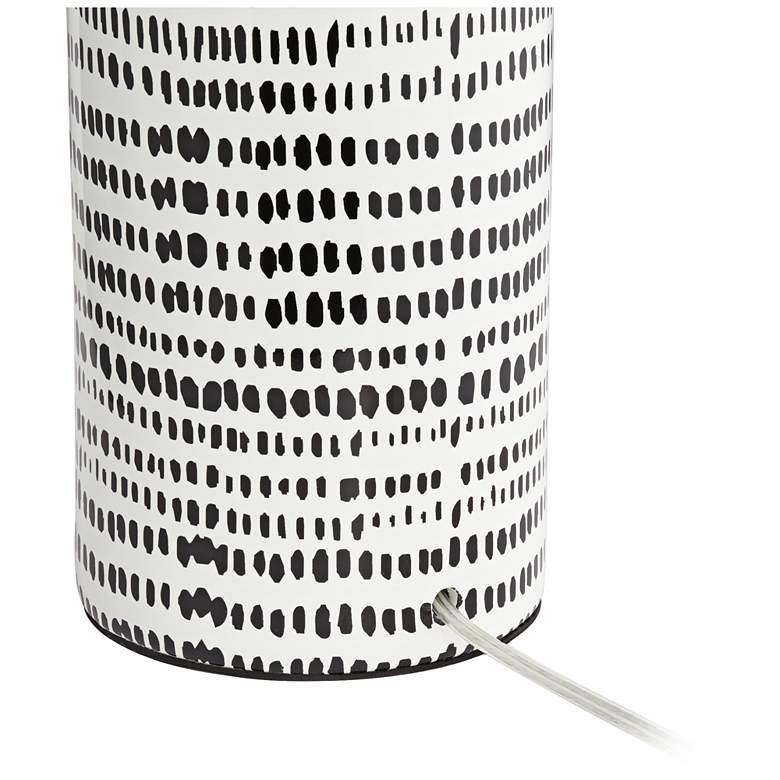 Image 6 Kathy Ireland Southern Heritage 27" Black and White Ceramic Table Lamp more views