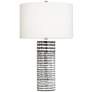 7_Kathy Ireland Southern Heritage 27" Black and White Ceramic Table Lamp more views