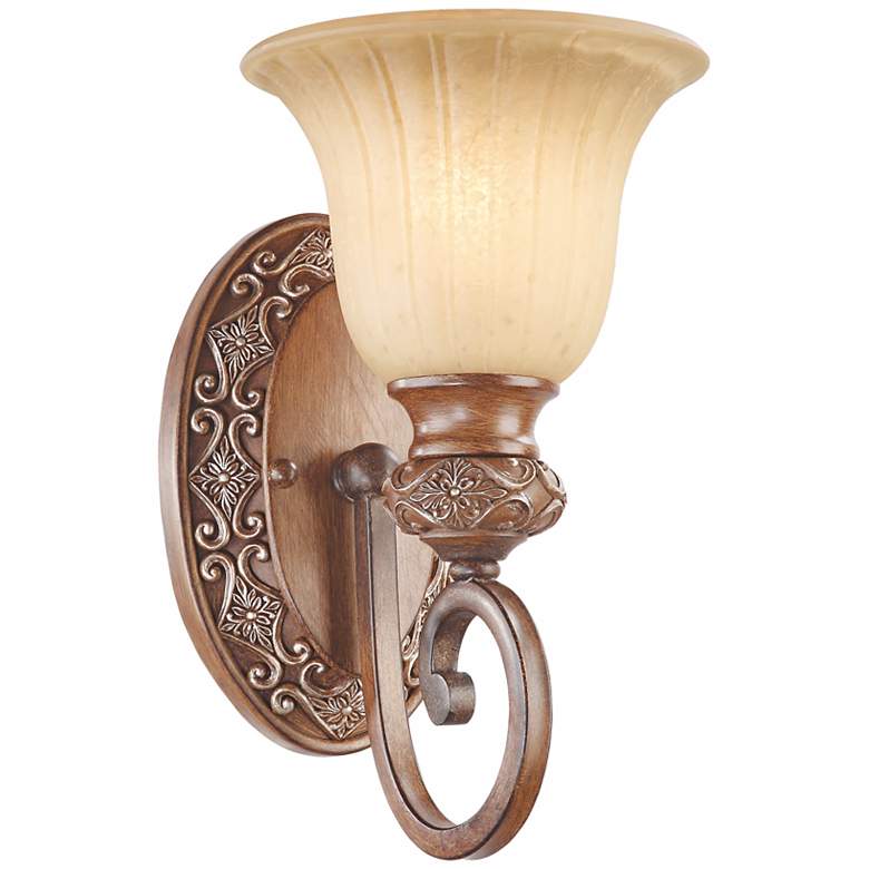 Image 1 Kathy Ireland Sterling Estate 12 inch High Wall Sconce