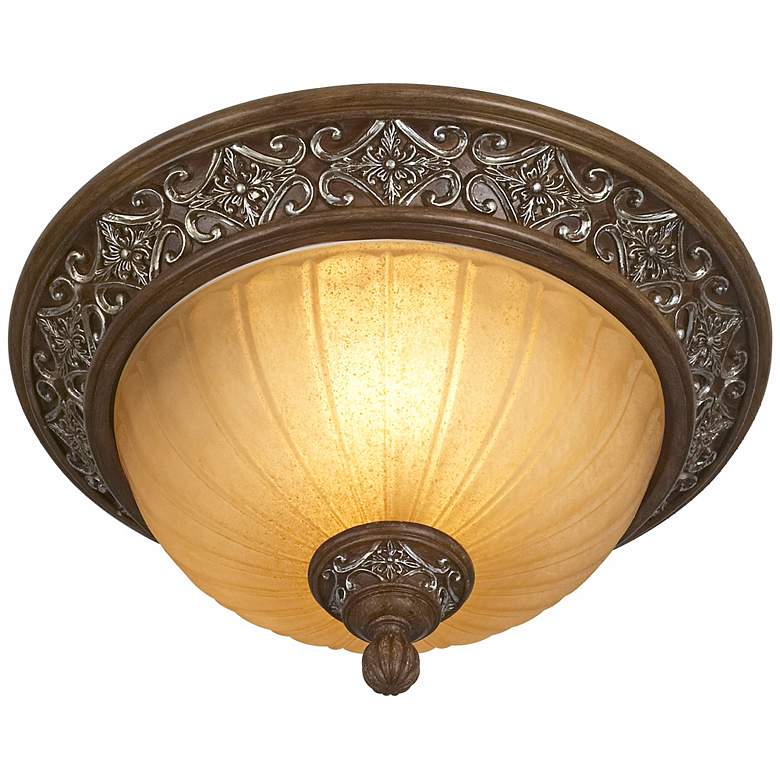 Image 2 Kathy Ireland Sterling Estate 14 inch Wide Ceiling Light Fixture