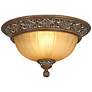 Thumbnail4 of Kathy Ireland Sterling Estate 14" Wide Ceiling Light Fixture more views