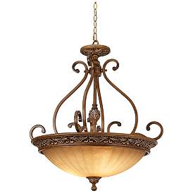 Image5 of Kathy Ireland Sterling Estate 26 1/2" Wide Glass Bowl Pendant Light more views