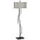 Kathy Ireland Studio 65" High Modern Floor Lamp in Black