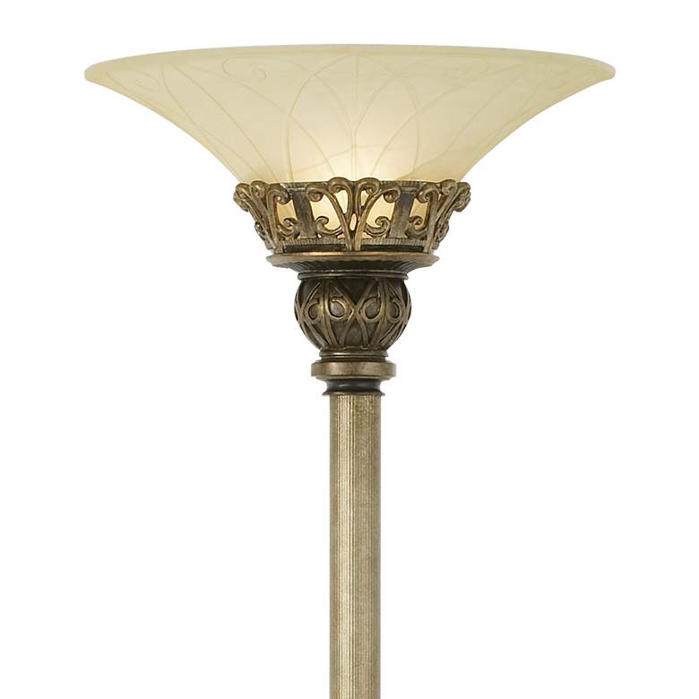 Image 3 Kathy Ireland Timeless Elegance 71" Traditional Torchiere Floor Lamp more views