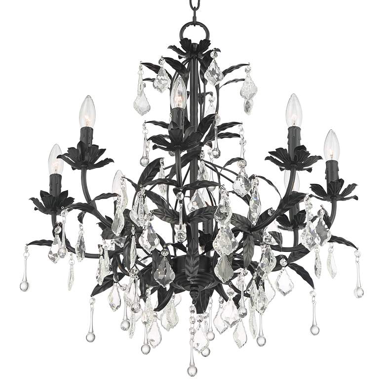 Image 6 Kathy Ireland Venezia 26 inch Wide 8-Light Traditional Crystal Chandelier more views