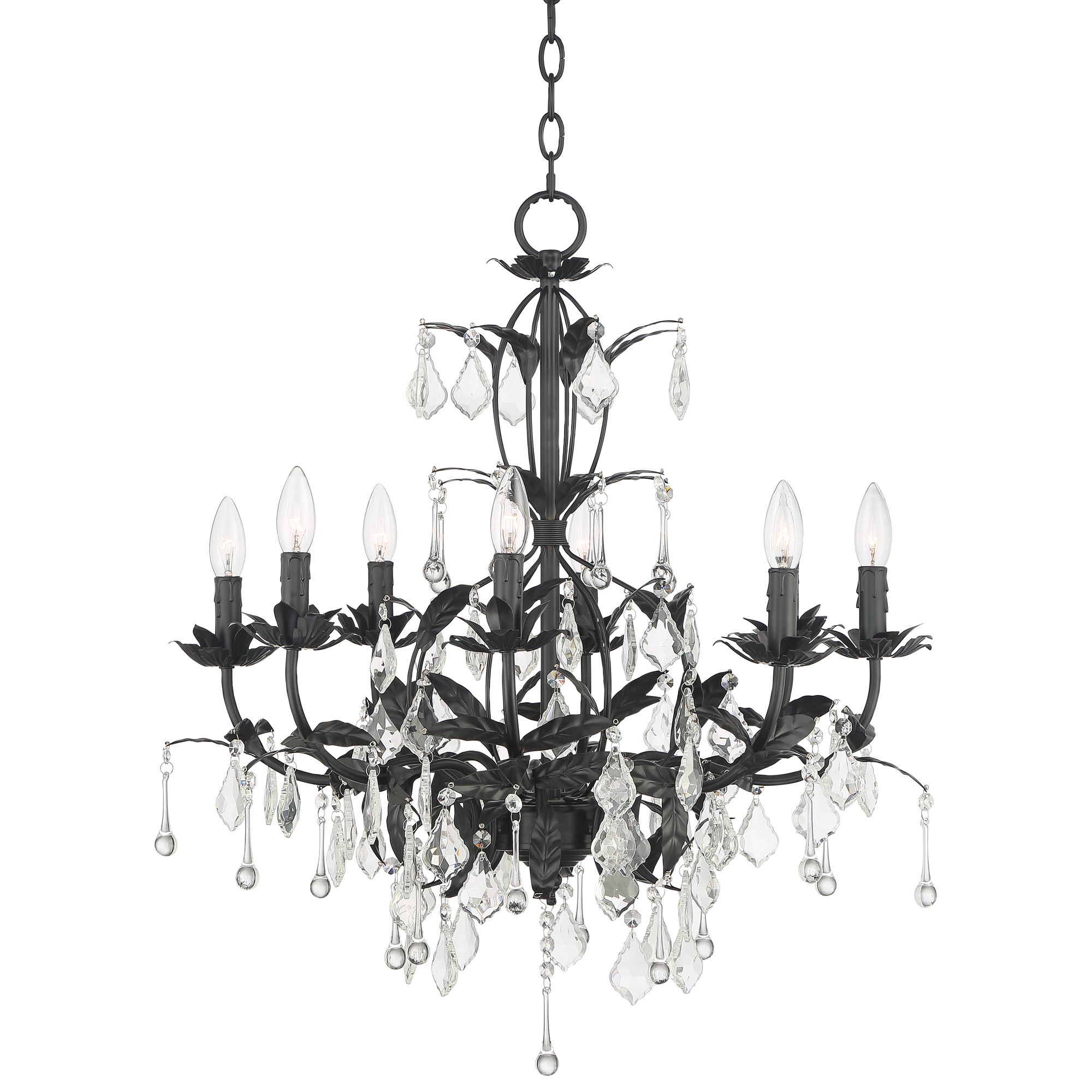 Kathy Ireland Venezia Gold 8Light 26" Wide Chandelier 87551 Lamps
