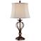 Kathy Ireland Villa Roma 29 1/2" Bronze and Marble Table Lamp