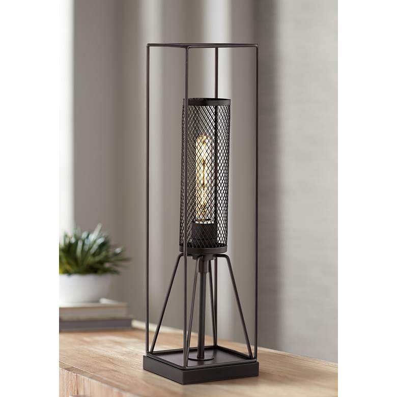 Image 1 Kathy Ireland Welcome Home Oil-Rubbed Bronze Table Lamp