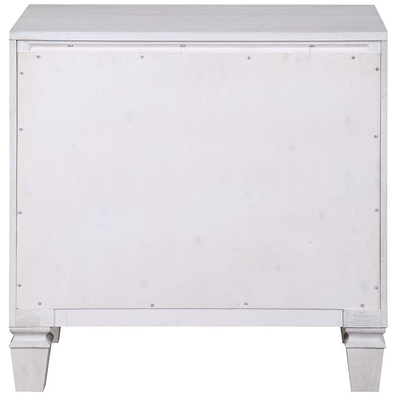 Image 2 Katia 28" Wide Rustic Gray and White 2-Drawer Nightstands Set of 2 more views