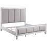 3_Katia Channel Tufted Gray Fabric Queen Footboard