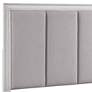 4_Katia Channel Tufted Gray Fabric Queen Footboard more views