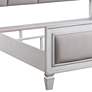 5_Katia Channel Tufted Gray Fabric Queen Footboard more views