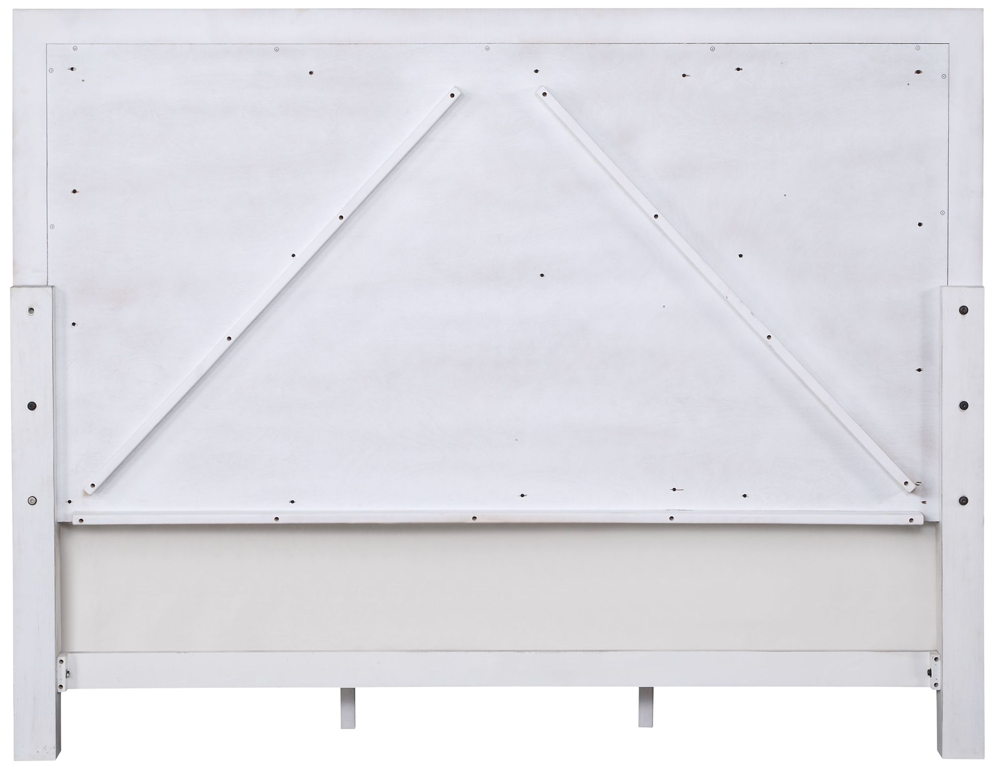 Katia Channel Tufted Gray Fabric Queen Footboard in scene