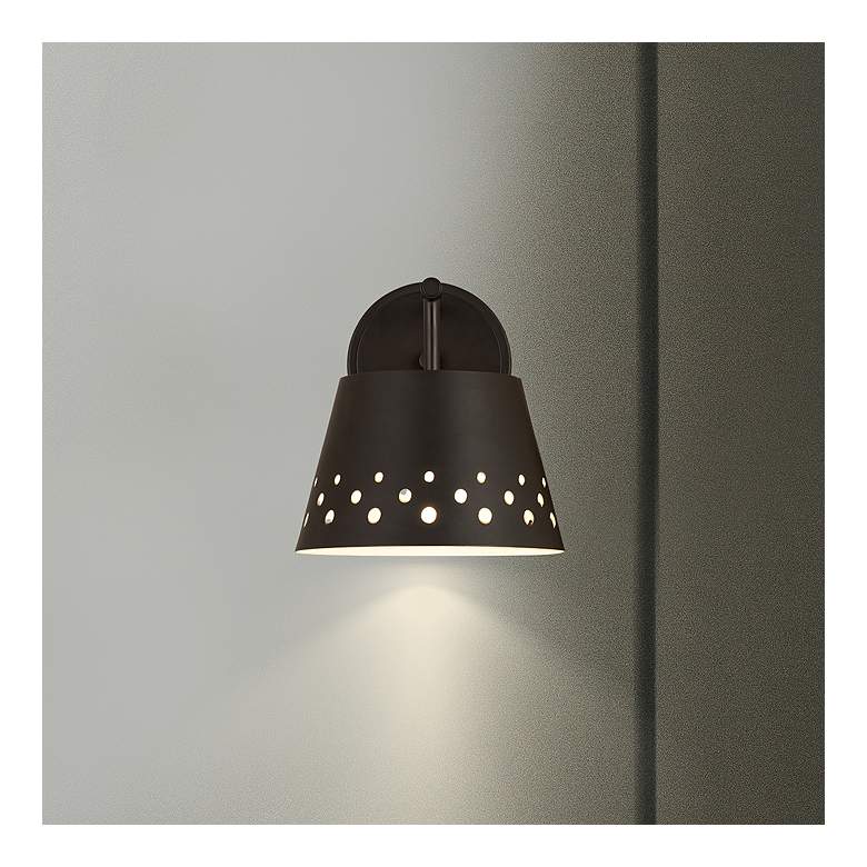 Image 1 Katie by Z-Lite Matte Black 1 Light Wall Sconce