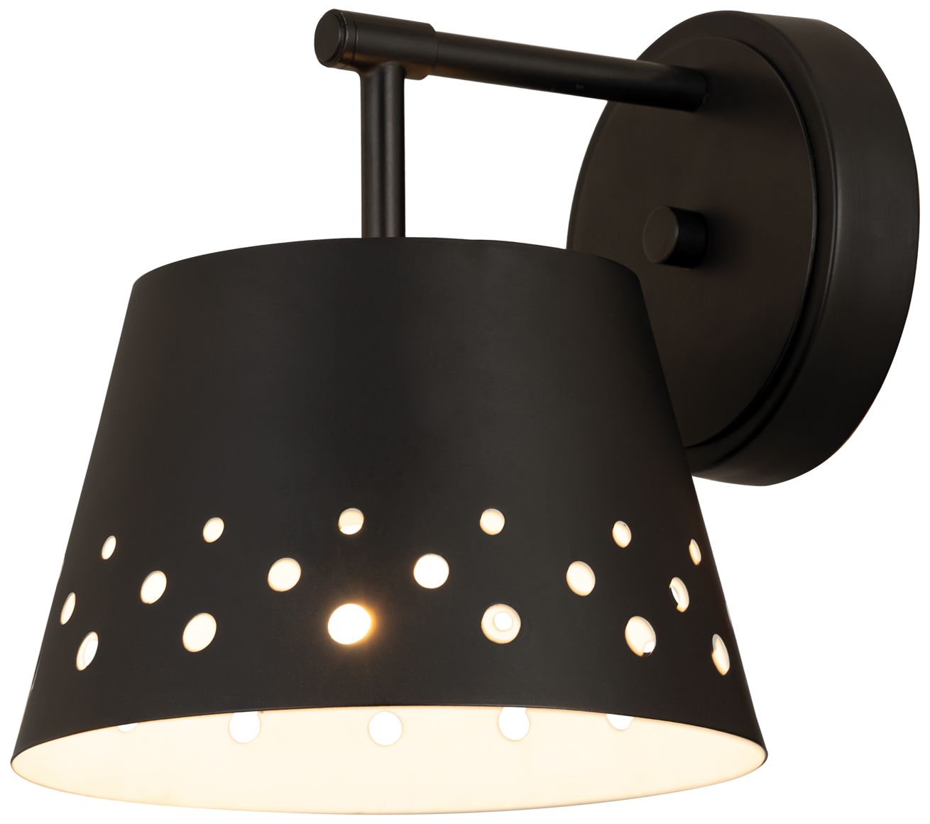 Image 2 Katie by Z-Lite Matte Black 8 inch 1 Light Wall Sconce