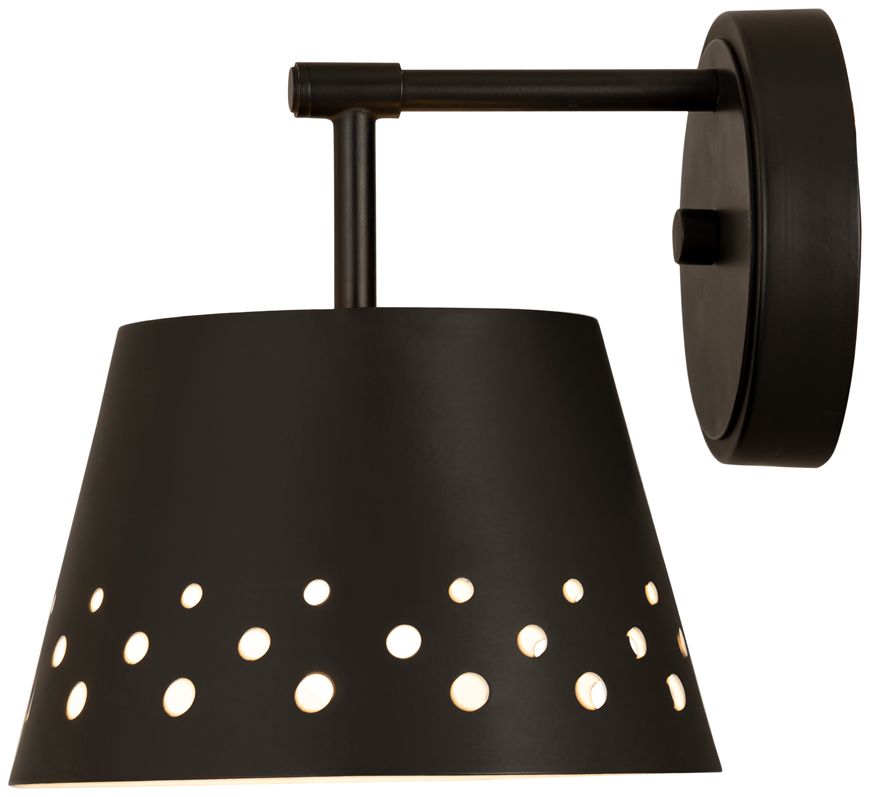 Image 6 Katie by Z-Lite Matte Black 8 inch 1 Light Wall Sconce more views