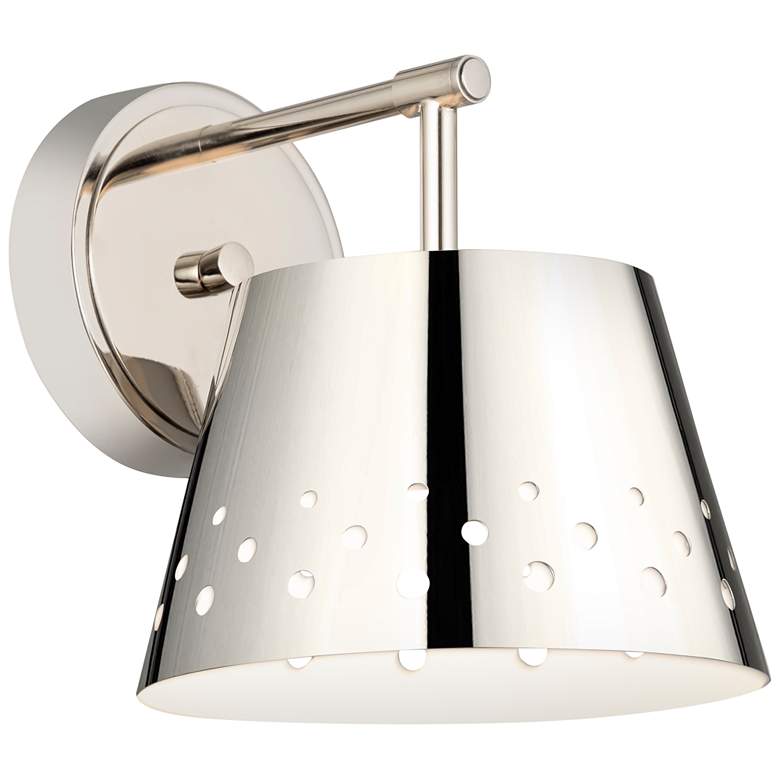 Image 1 Katie by Z-Lite Polished Nickel 1 Light Wall Sconce
