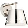 Katie by Z-Lite Polished Nickel 1 Light Wall Sconce
