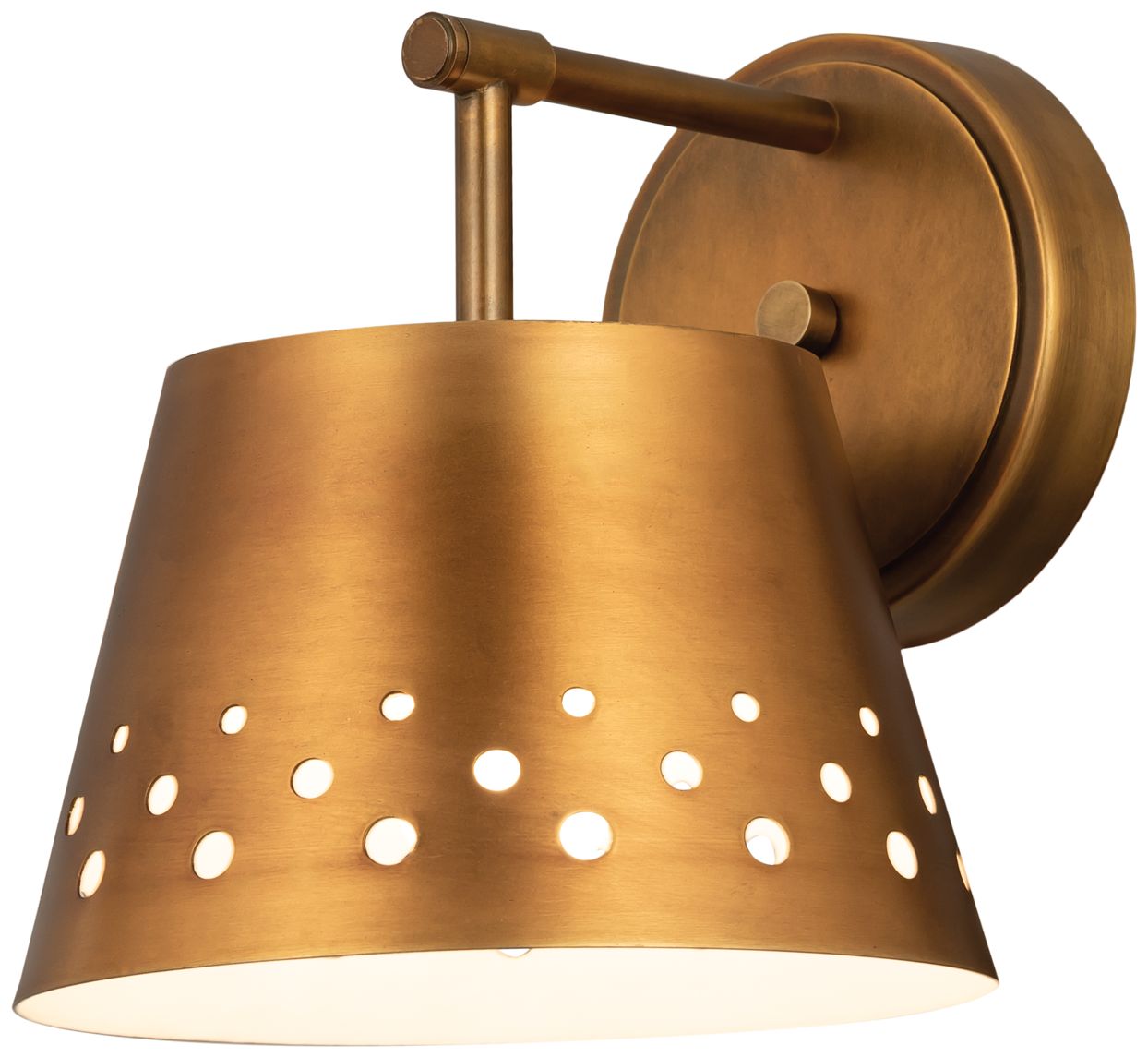 Image 2 Katie by Z-Lite Rubbed Brass 8 inch 1 Light Wall Sconce
