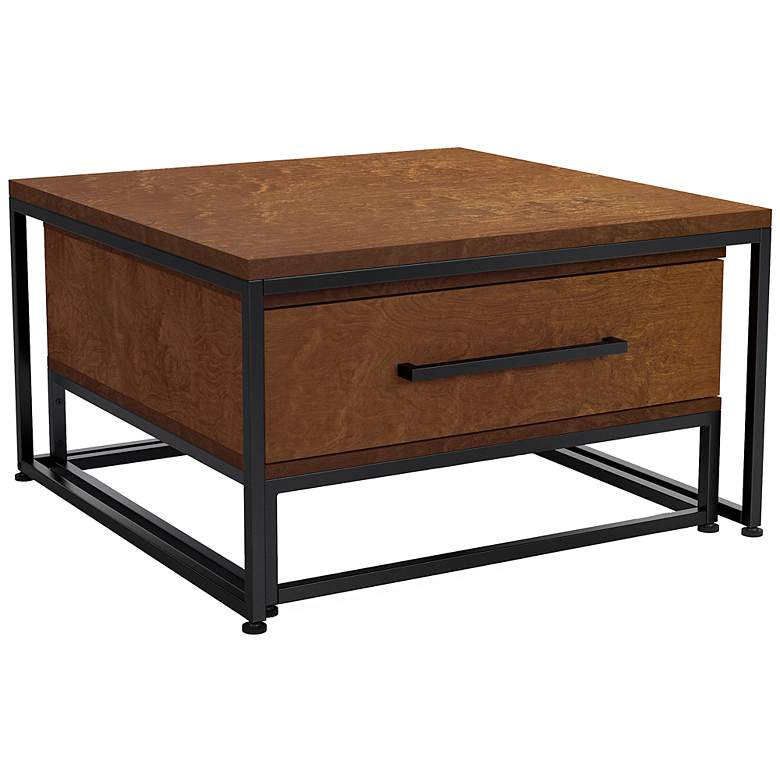Image 3 Katmandu Birch Nutmeg 1-Drawer 2-Piece Nesting Tables Set more views