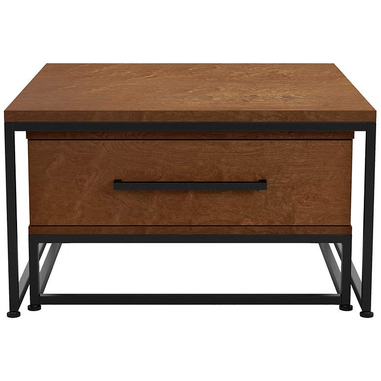 Image 7 Katmandu Birch Nutmeg 1-Drawer 2-Piece Nesting Tables Set more views
