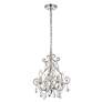 4_Kato 12 1/2" Wide Chrome and Clear Crystal 4-Light Pendant more views