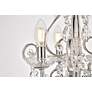 5_Kato 12 1/2" Wide Chrome and Clear Crystal 4-Light Pendant more views