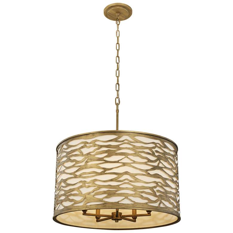 Image 1 Kato 16.25" High Gold Pendant Light