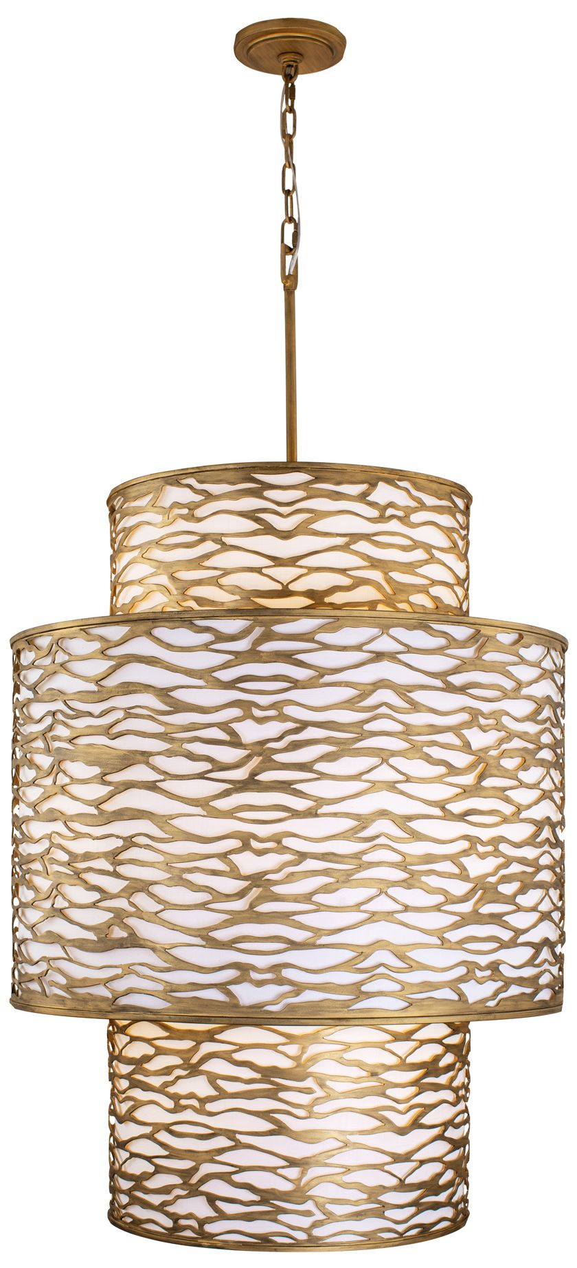 Kato 16-Lt 3-Tier Havana Gold Pendant