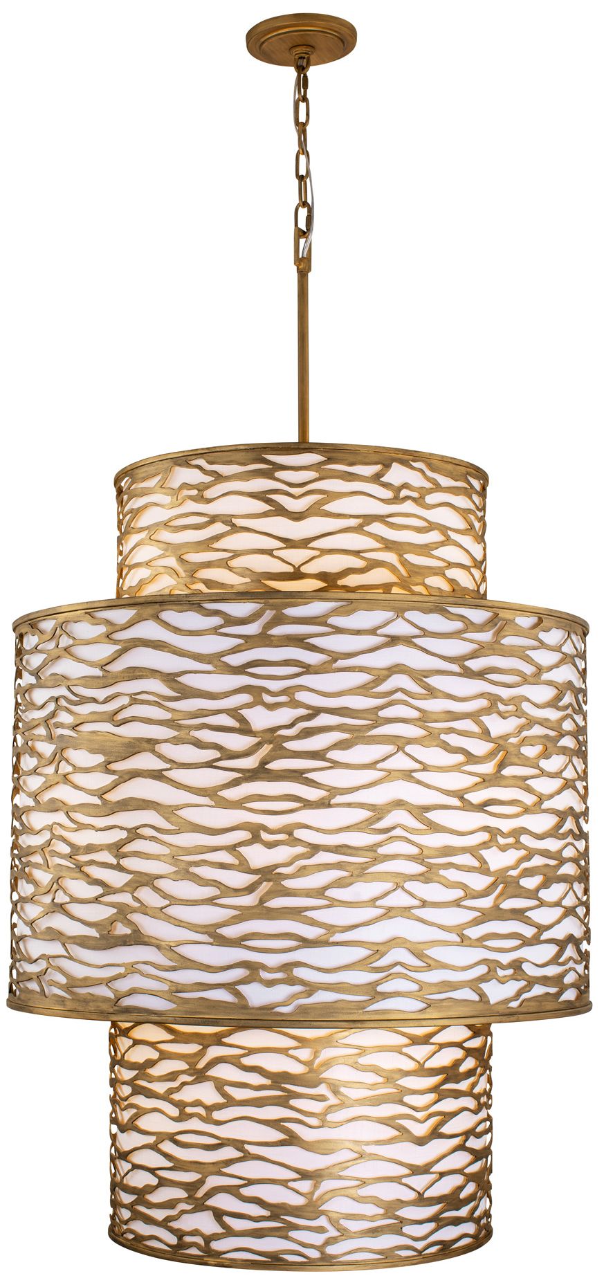 Image 3 Kato 16-Lt 3-Tier Havana Gold Pendant more views