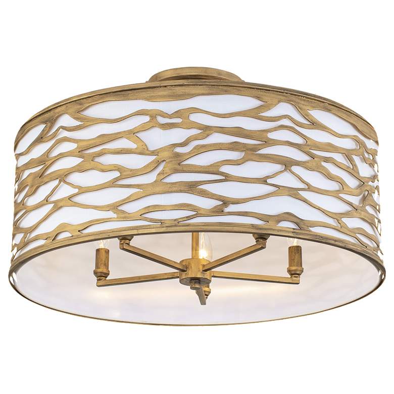 Image 1 Kato 5-Lt Semi-Flush - Havana Gold