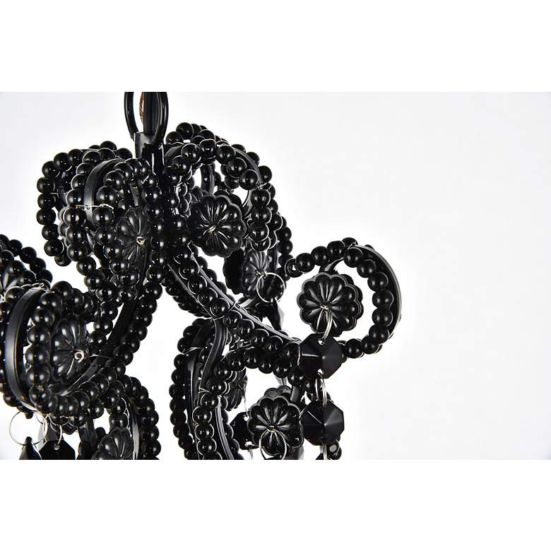 Image 6 Kato Collection Pendant D12.6 H16.3 Lt:4 Polished Black Finish more views