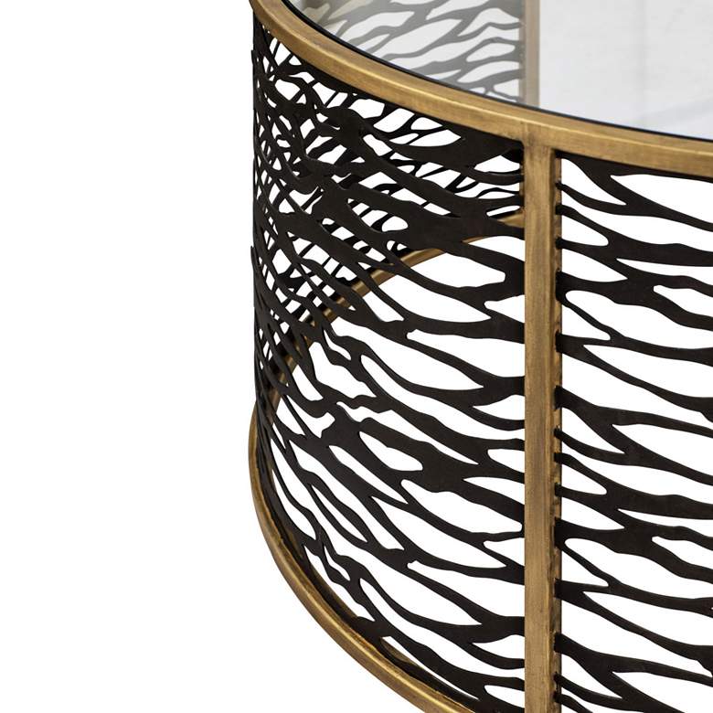 Image 3 Kato Nesting Coffee Table and Ottoman - Havana Gold/Carbon more views