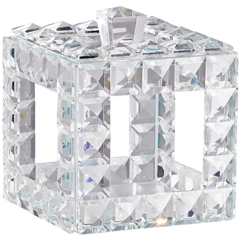 Image 2 Katrina Clear Crystal Openwork Jewelry Box