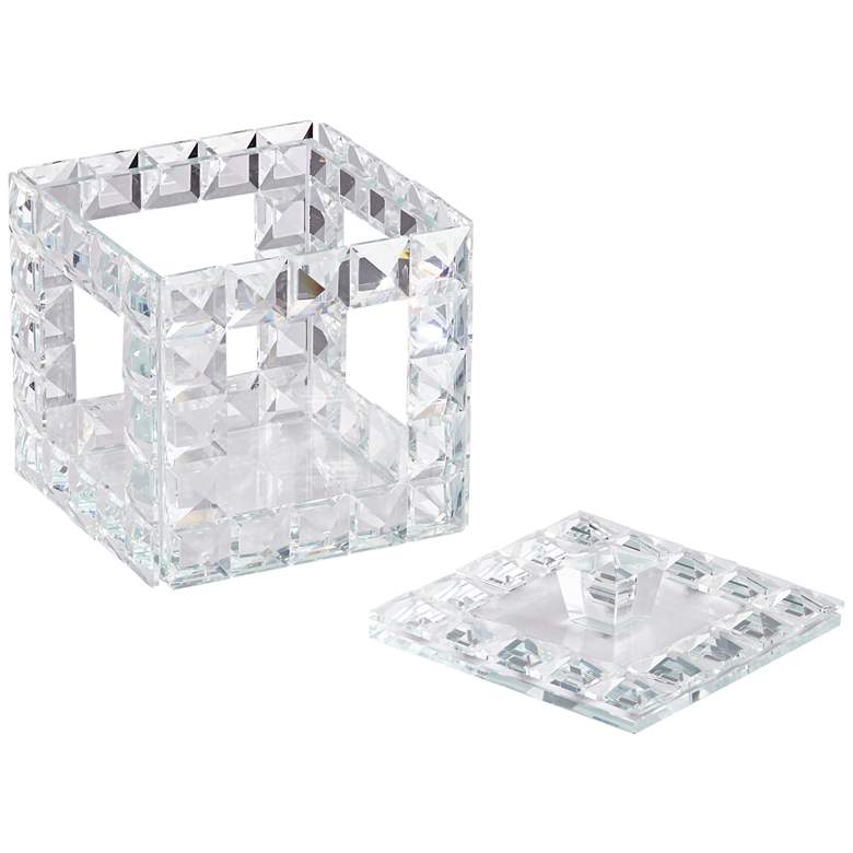 Image 4 Katrina Clear Crystal Openwork Jewelry Box more views
