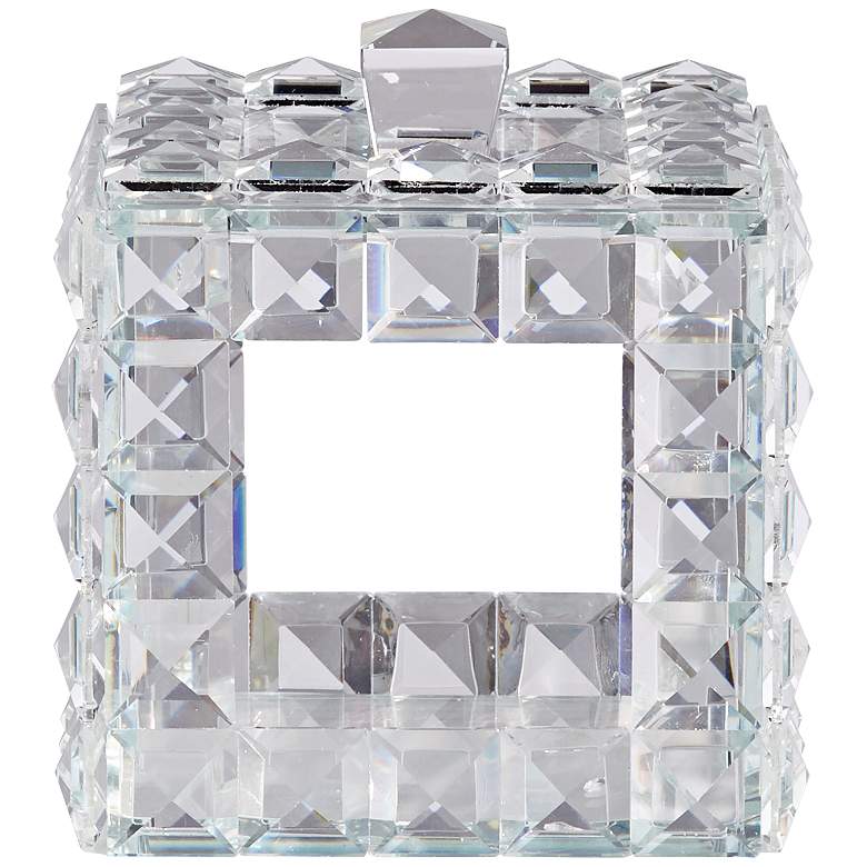 Image 5 Katrina Clear Crystal Openwork Jewelry Box more views
