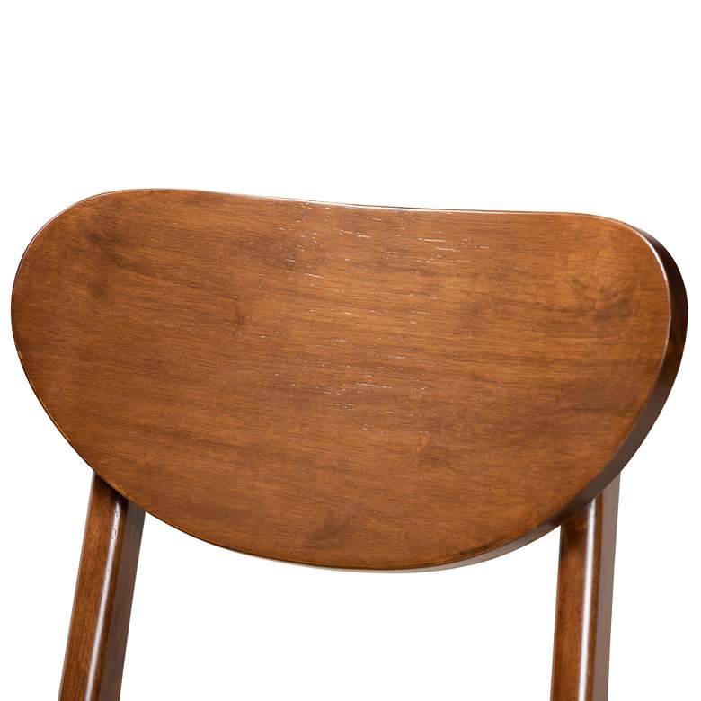 Image 3 Katya 23 1/2" Walnut Brown Counter Stools Set of 2 more views