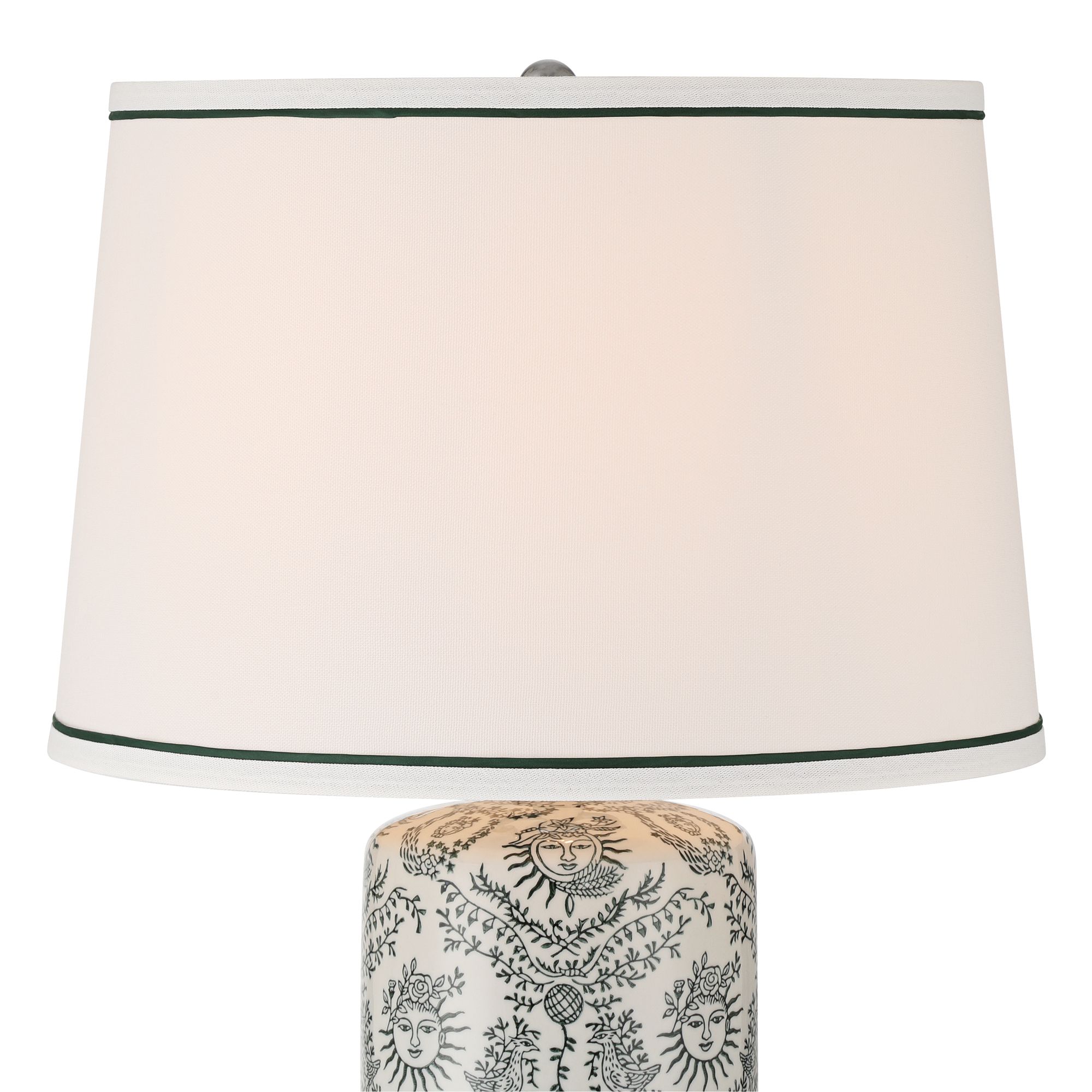 Image 4 Katya 27 1//4" High Gray Green White Porcelain Traditional Table Lamp more views