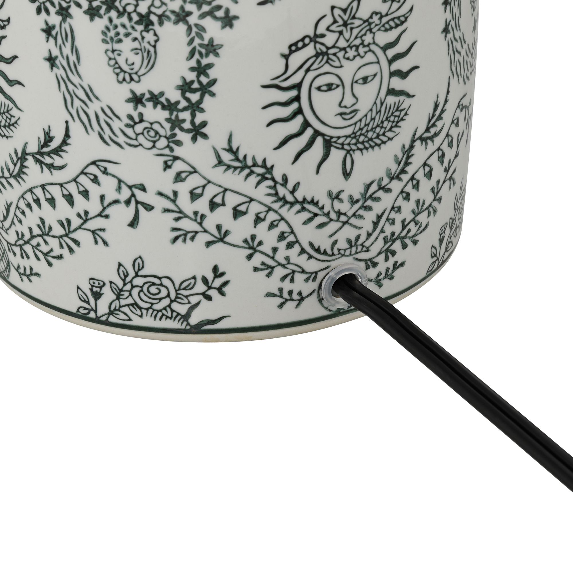 Katya 27 1//4" High Gray Green White Porcelain Traditional Table Lamp in scene
