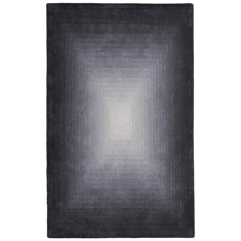 Image 1 Katya Modern Abstract Hand Tufted Black Area Rug 8988F