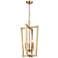 Kava 13" Wide Modern Gold 5-Light Pendant