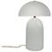 Kava 18.25" High Matte White Tall Ceramic Table Lamp